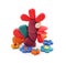 Plasticine flowers and rooster