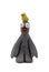 Plasticine man with bird on his head