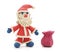 Plasticine Santa Claus.