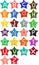 Plasticine star letter a-z