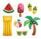 Plasticine Summer Objects Set