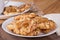 Plate of Apple Caramel Cookies Coseup