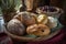 plate of assorted artisan breads, each one with unique texture and flavor