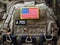 Plate Carrier with USA flag patch