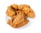 Plate of Delectable Crispy Fried Chickens Isolated on Transparent Backdrop