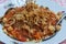 Plate of Egyptian dish kushari