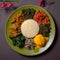 Plate of flavorful Rwanda& x27;s Ugali with Isombe