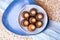 A plate of french pastries, CanelÃ©s de Bordeaux