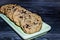 Plate of Fresh baked Oatmeal Cranberry Cookies