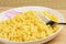 Plate full of delicious Macaroni and chesee