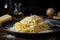 plate of homemade angel hair pasta drizzled in olive oil and topped with grated parmesan cheese