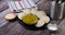 Plate of idlis made from banyard millet flour with sambar and chutney