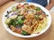 A plate of mee rebus malay dish food