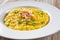 plate of saffron risotto