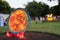 Plate- and sheep-shaped Chinese lanterns, Chinese New Year