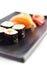 Plate with sushi, isolated