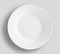 Plate on white background - Image, Empty white plate circle on isolated background - Image