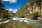 Plateau river landscape