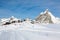 Plateau Rosa in Cervinia ski resort: the highest skiable slope i