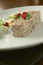 Plated pork terrine starter