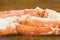 Plateful of Alaskan King Crab Legs