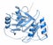 Platelet factor 4 (PF-4) chemokine protein