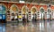 Platform of ancient Sirkeci railway station in Istanbul, Turkey