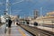 Platform of Baku Central Railway Station in Baku, Azerbaijan