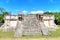 Platform of Eagles and Jaguars at Chichen Itza in the Yucatan Peninsula of Mexico