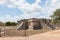 Platform of the eagles and jaguars in the Mayan city of Chichen Itza in Mexico