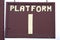 Platform sign