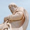 Plato the famous ancient Greek philosopher marble statue