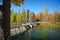 Platte River Weir in Benzie County, Michigan.