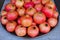 Platter pomegranate fruit for sale at a farmers market