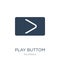 play buttom icon in trendy design style. play buttom icon isolated on white background. play buttom vector icon simple and modern