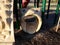 Play structure tunnel with face, mouth, and eyes