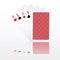 Play word aces poker hand fly and one closed playing cards suits. Winning poker hand