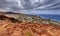 Playa Blanca from Volcano Montana Roja