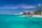 Playa Caracol Beach Panorama, in Cancun, Mexico