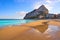 Playa de Fossa beach in Calpe and Ifach