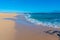 Playa del Moro at Corralejo sand dunes at Fuerteventura, Canary islands, Spain