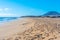 Playa del Moro at Corralejo sand dunes at Fuerteventura, Canary islands, Spain