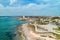 Playa Flamenca seafront along turquoise Mediterranean Sea