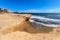 Playa Leocadio Machado with kitesurfers