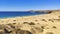 Playa Mujeres beach in the way to Papagayo beach, San Marcial de Rubicon, Lanzarote, Canary Islands, Spain