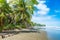 Playa Negra - black beach at Cahuita, Limon - Costa Rica - tropical and paradise beaches at caribbean coast