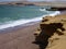 Playa roja at paracas peninsula in peru