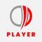 Player Shop Brand - P Logo Template