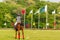 players in action during a polo match