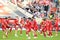 Players practice before football match Bundesliga 2 Fortuna DÃ¼sseldorf  - SV Darmstadt 98